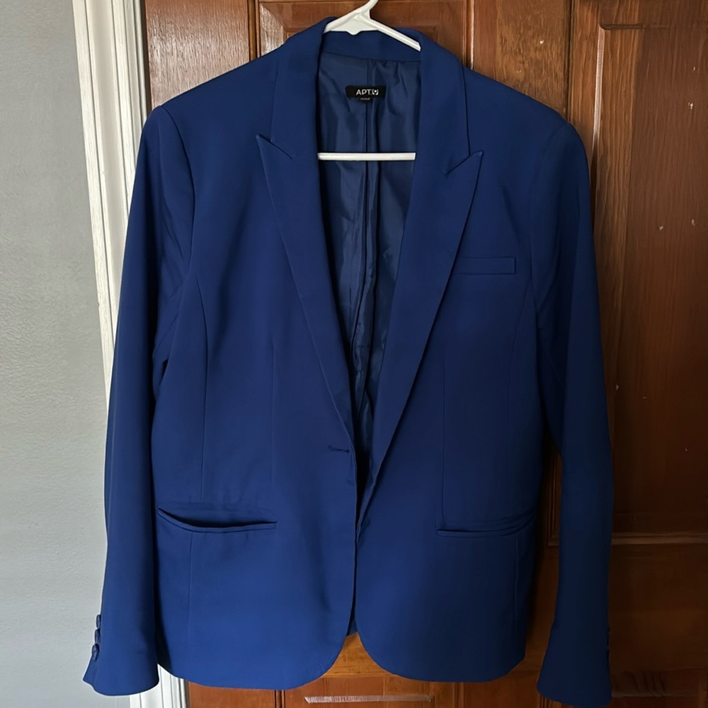 Royal blue women’s blazer